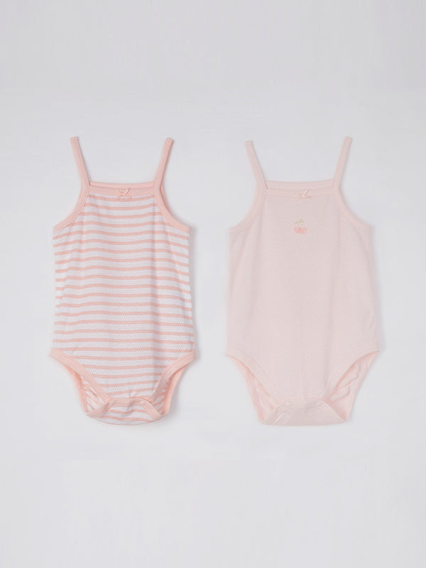 2 pieces baby bodysuit set