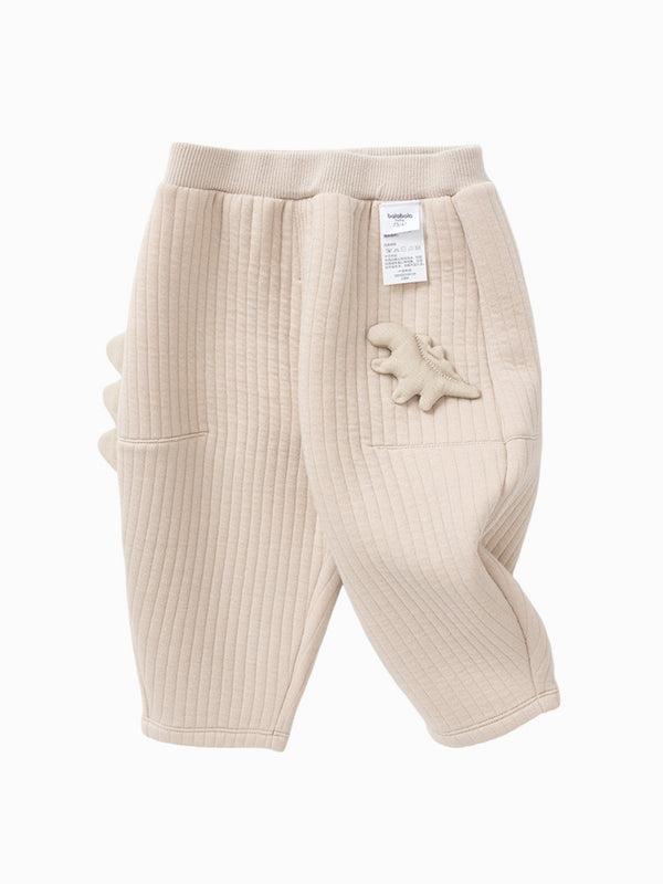 baby boys pants with dinosaur details