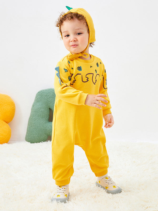 baby overall with print