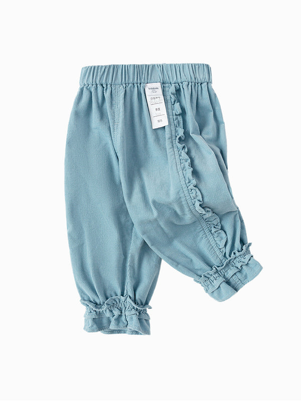 textured girl pants