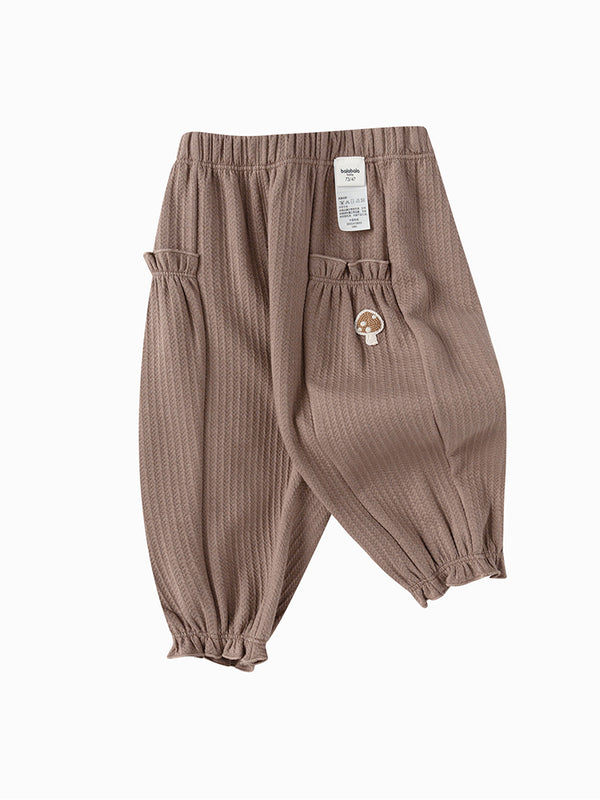 textured girl pants