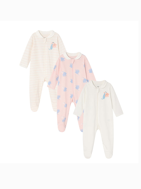 baby girl jumpsuit set - 3 pieces