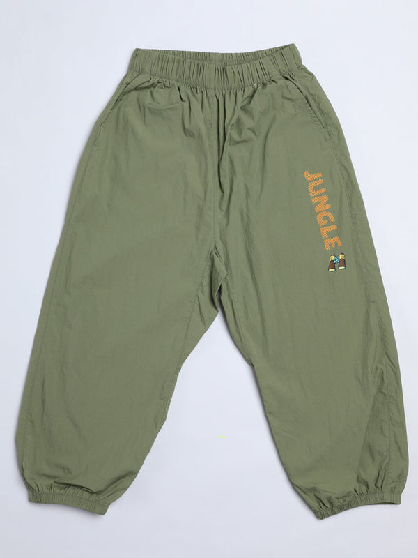 Boys' Elastic Waist Jogger Pants with Print