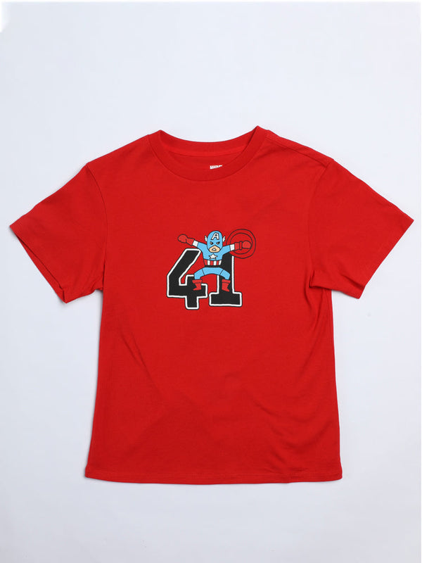 Boys' Graphic T-Shirt with Character Print