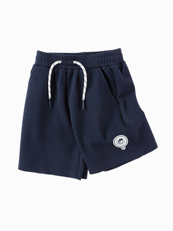 textured boy shorts