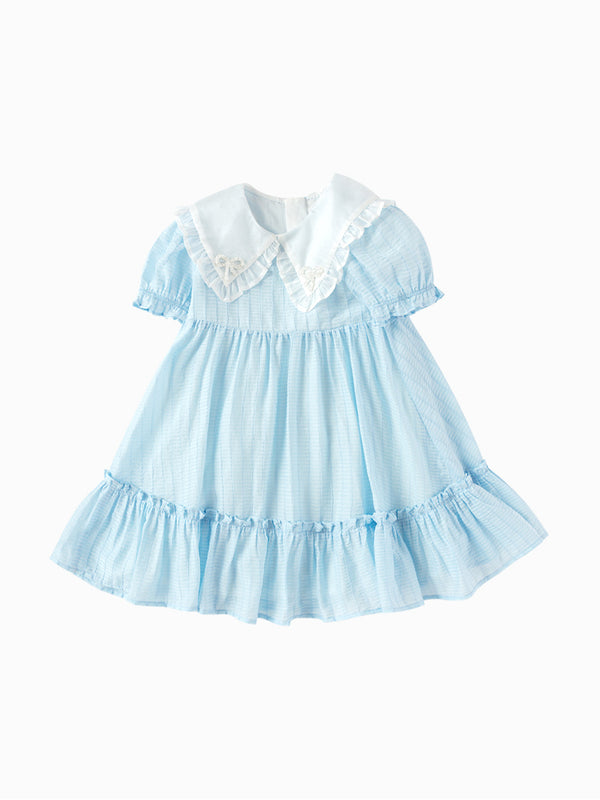 textured girl dress