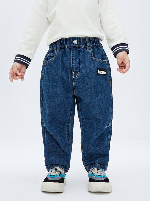 boy denim pants with patch