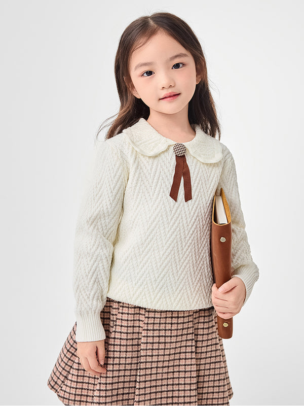textured knitted pullover