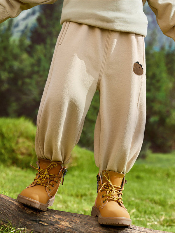 Boys' Jogger Pants with Side Patch Detail
