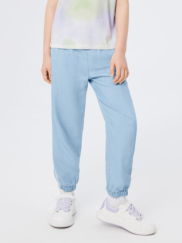 denim pants with lining