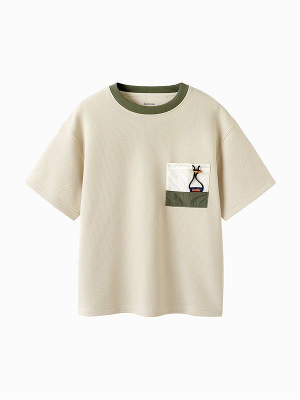 textured boys t-shirt