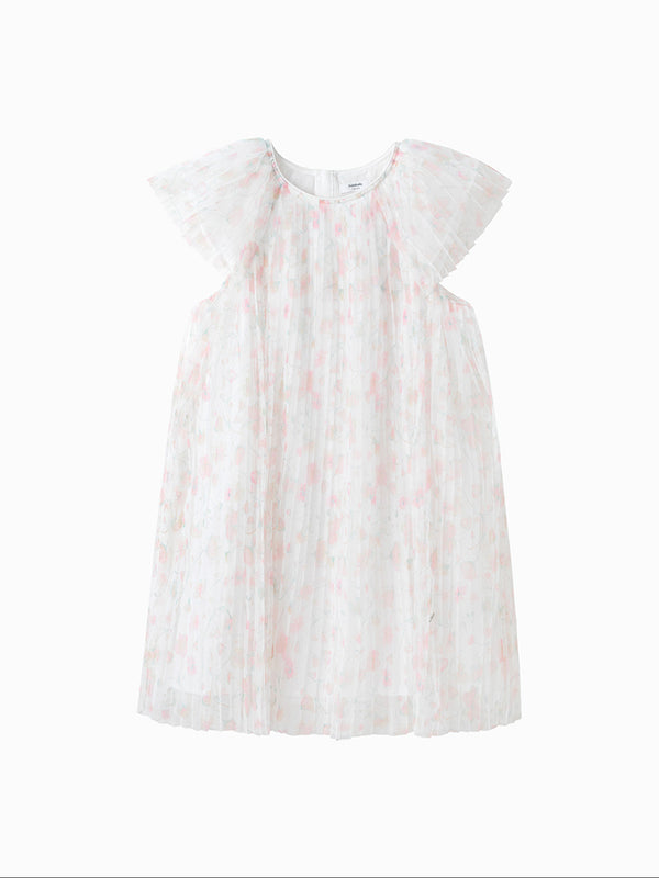 فستان للبأكمام قصيرة للبنات