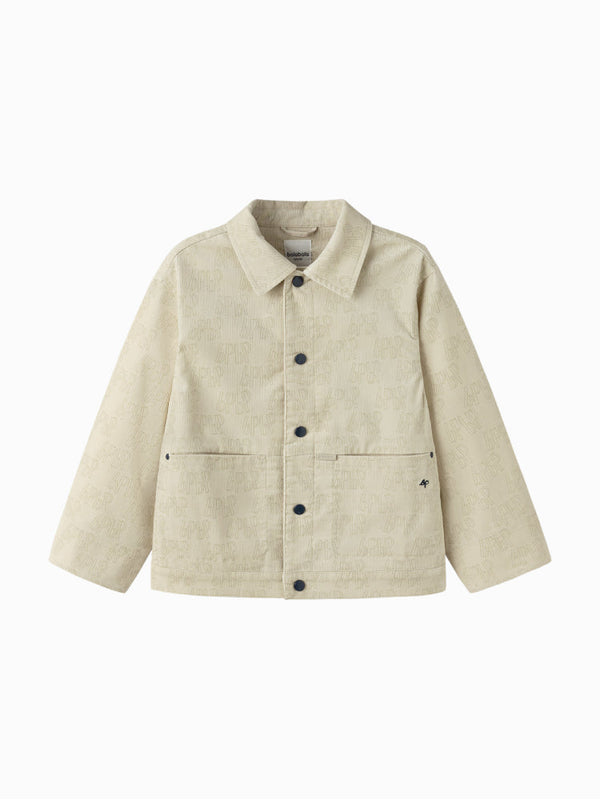 Boys' Printed Jacket With Snap Buttons