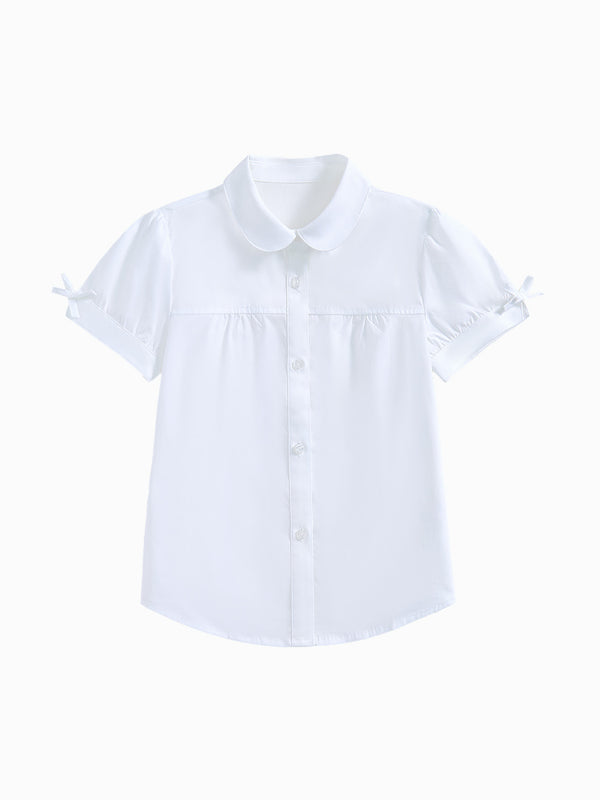 Short Sleeve Solid Color Shirt