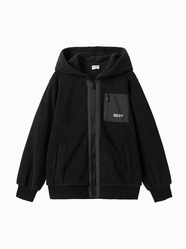 zip through hoodie