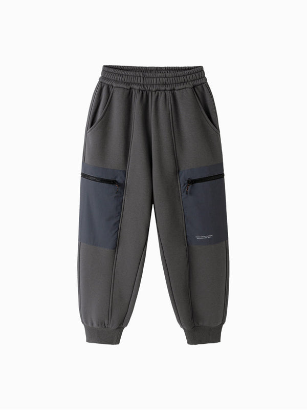Boys' Sweatpants with Zippered Cargo Pockets
