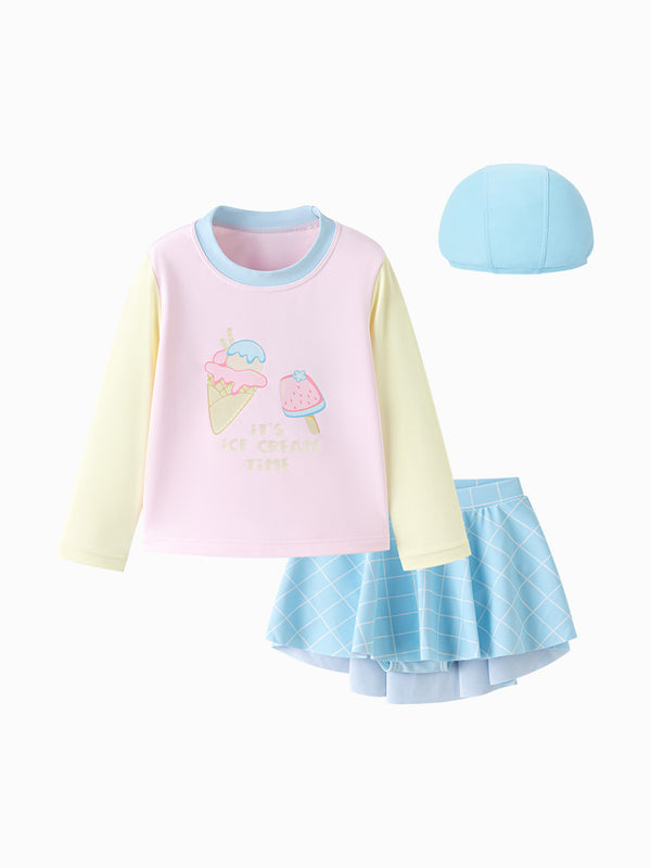 3-Piece Kids Swimwear Set