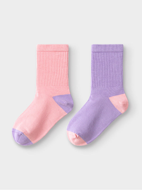 2 Pairs Kids Cotton Socks