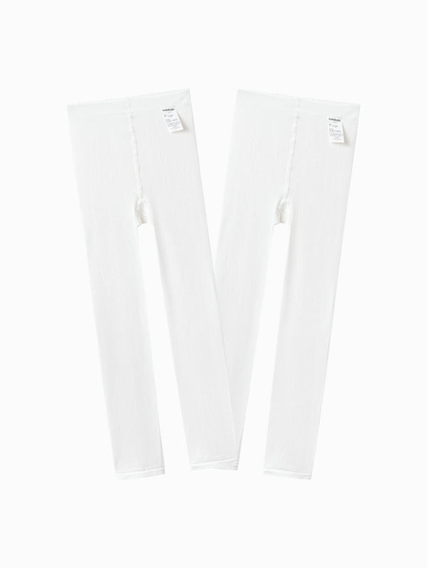 2 Pack Tights with Heel Opening