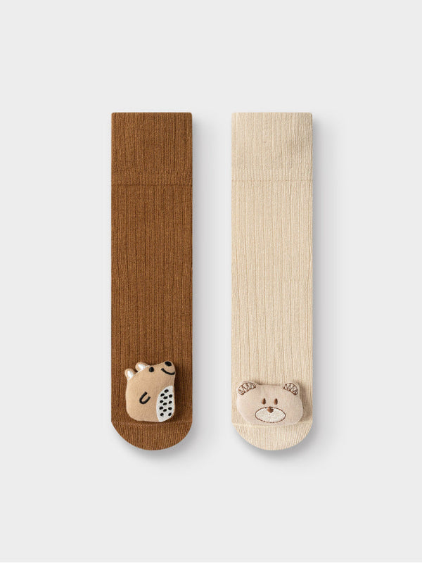 2 Pairs Kids Cotton Socks