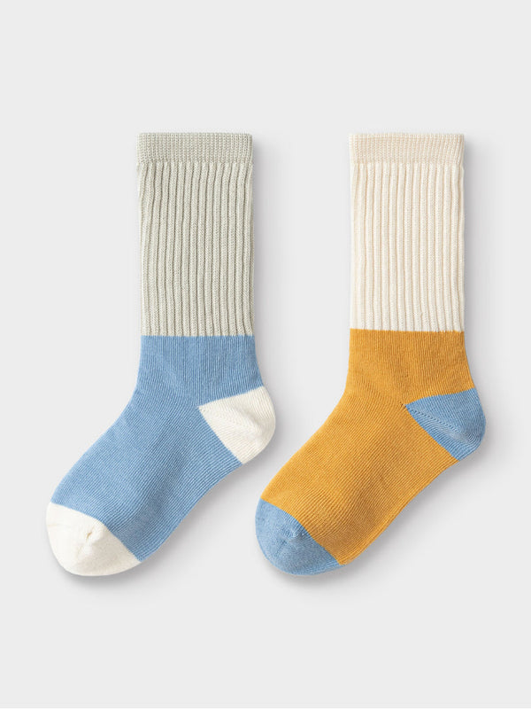 2 Pairs Kids Cotton Socks