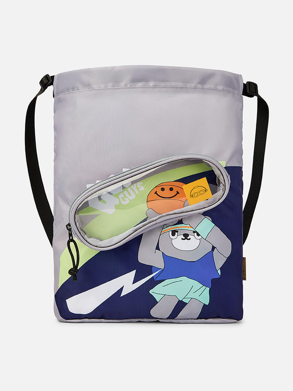 backpack with print