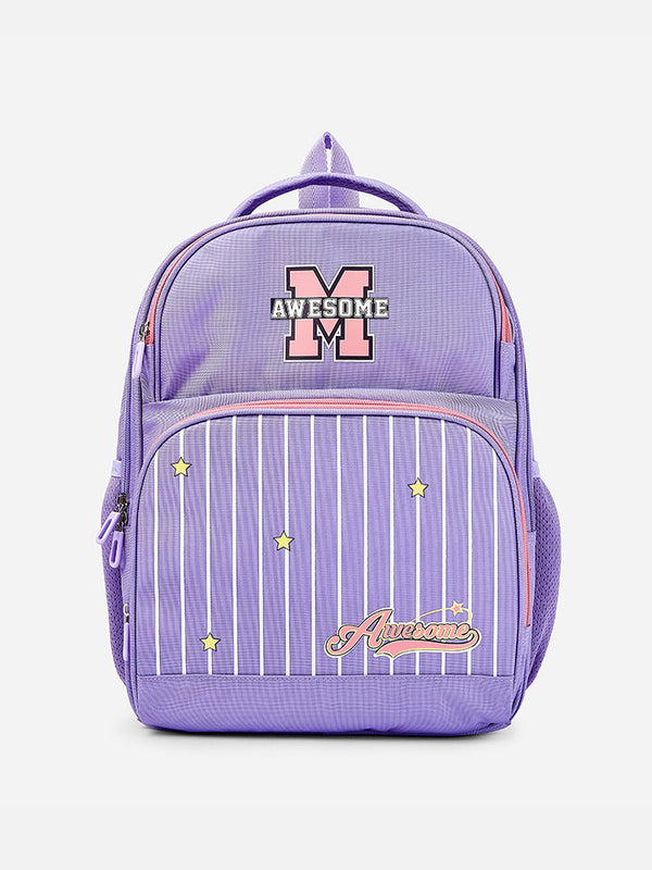 backpack with prints
