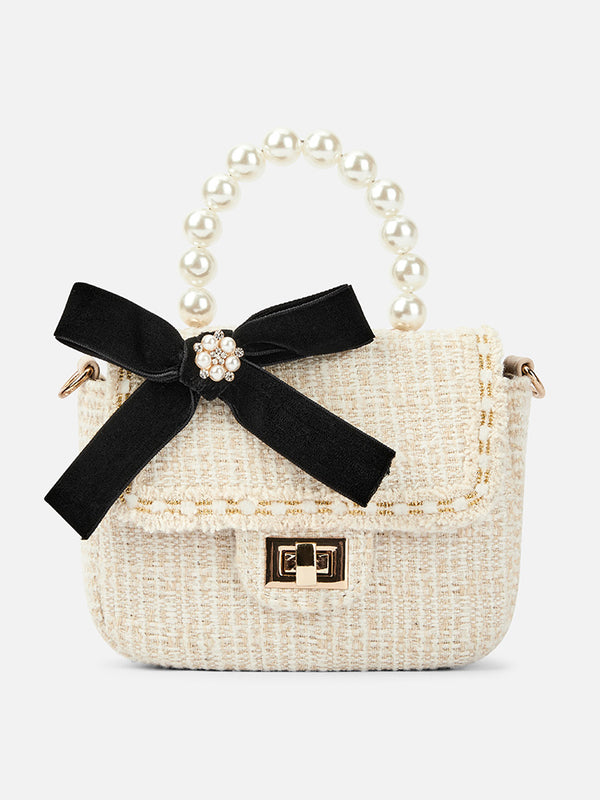 tuede hand bag